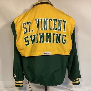 Vintage Jacket St. Vincent College Bearcats swim team mens size medium